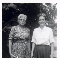 # 140  Violet Siemers Schneider and Elsie Siemers Rod, mid 1960s