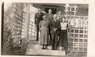 Roman Family: Don, Jim, Rans, Thora, George, Norma. Say 1940?