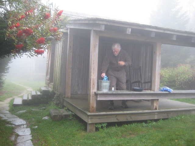 Cabin #8 in mist