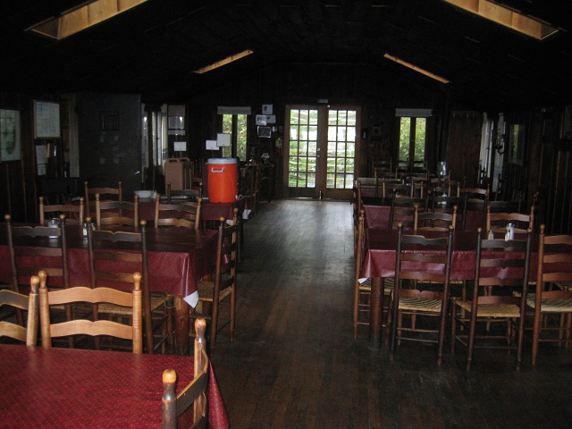 Inside dining room